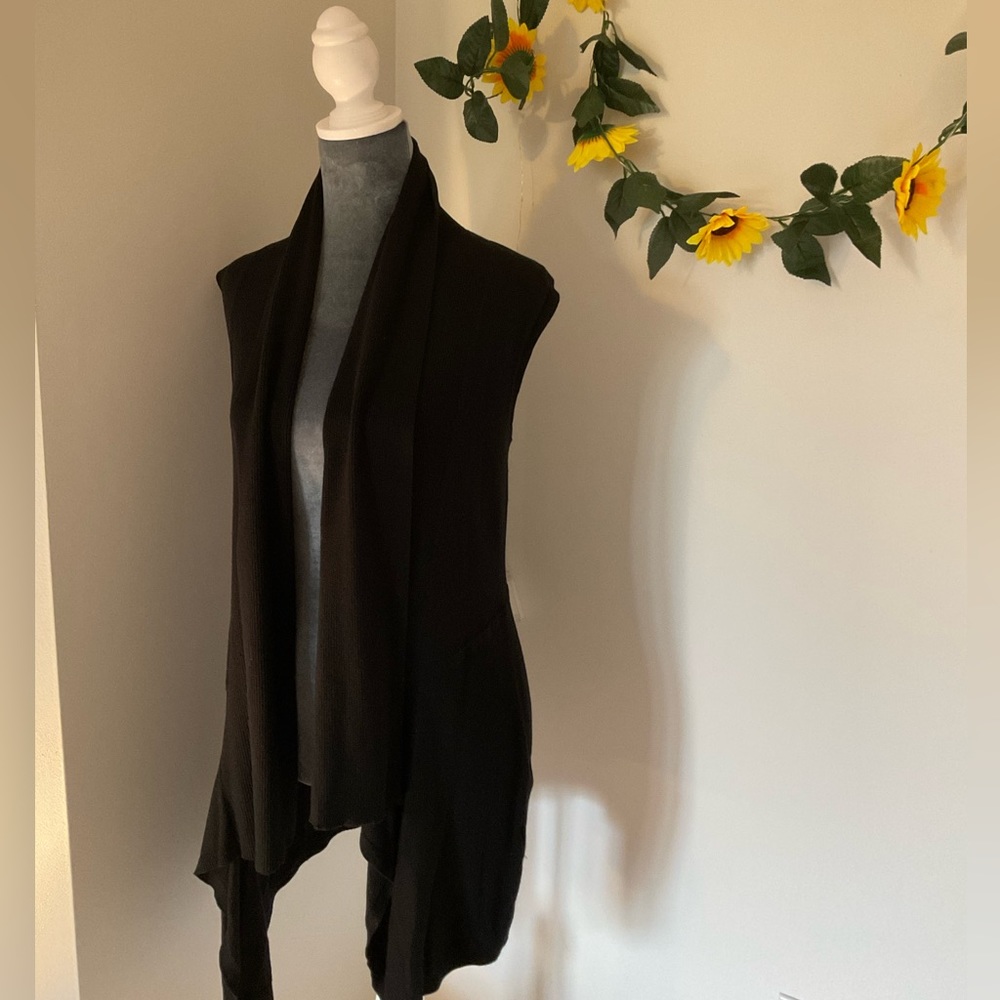 Magnolia Grace Shawl Collar Vest Cardigan